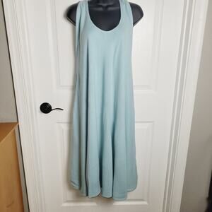 Dairi Fashion Swing Dress One Size Blue Lagenlook Layered Slouchy Comfy Boho
